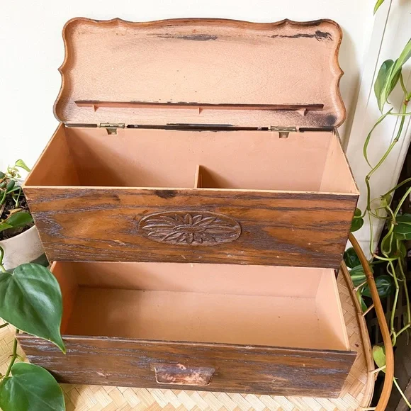 SOLD Vintage 70s Recipe Box - Picture 2 of 6